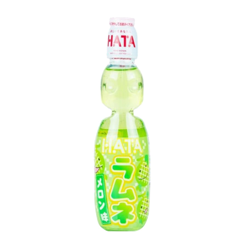 Grocery :: Drinks :: Hatakosen Ramune Soda(Melon Flavour) 弹珠汽水(哈密瓜) 200ml