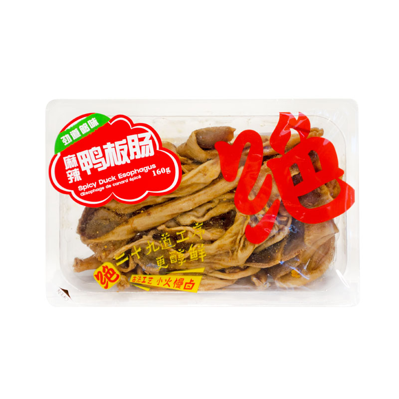 Cold Food :: Meat cooler :: Juewei Spicy Duck Esophagus 绝味麻辣鸭板肠160g