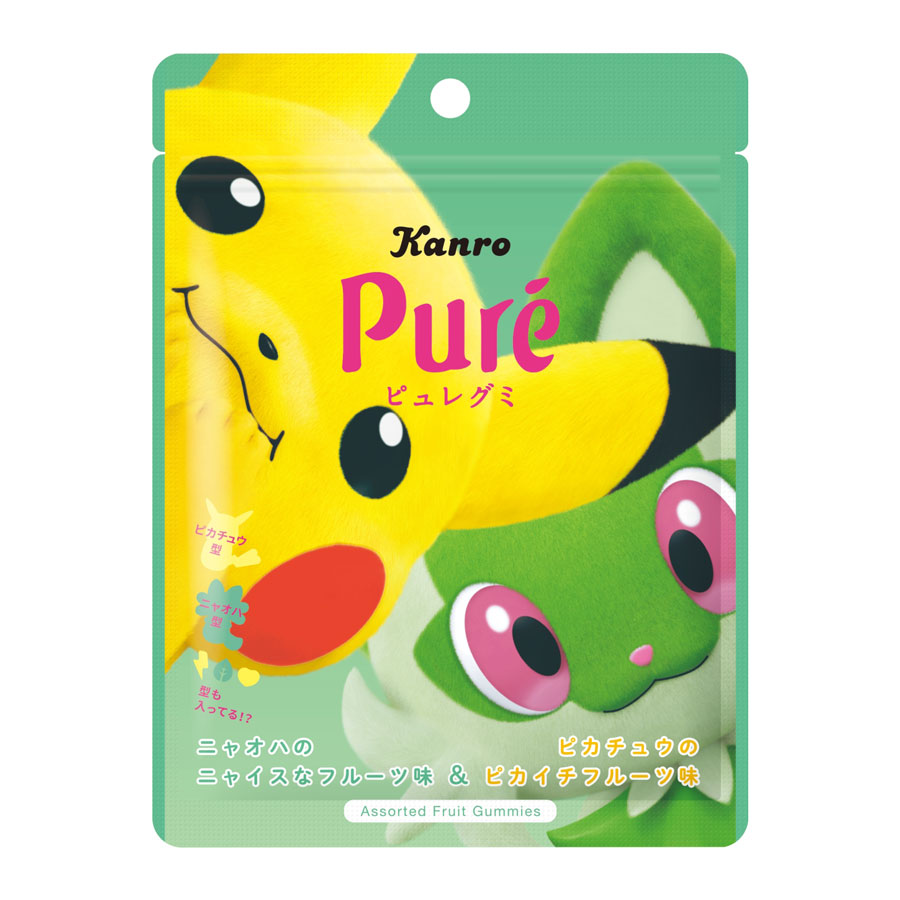 Grocery :: Snacks :: Kanro-Pure Gummy Pikachu & Nyahoja 甘乐 